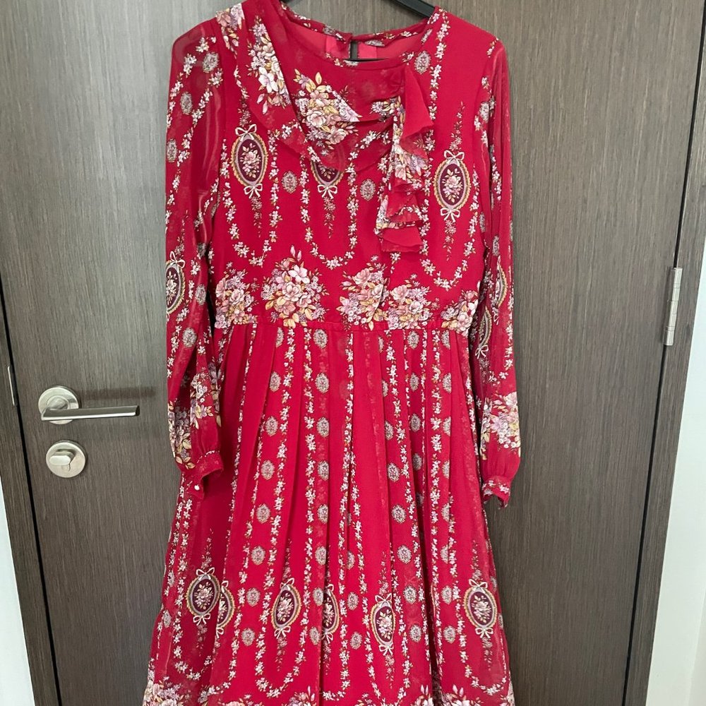 Extremely rare vintage pleated dress